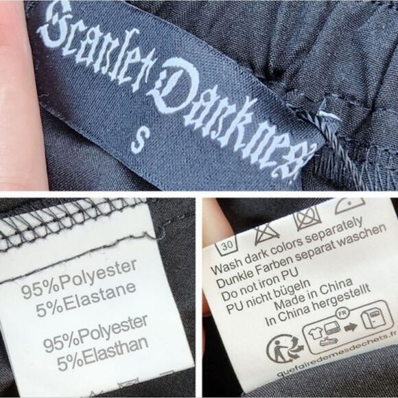 🩵NWT Black Adjustable Hi-Low Ruffled Steampunk Skirt Small - Picture 11 of 11